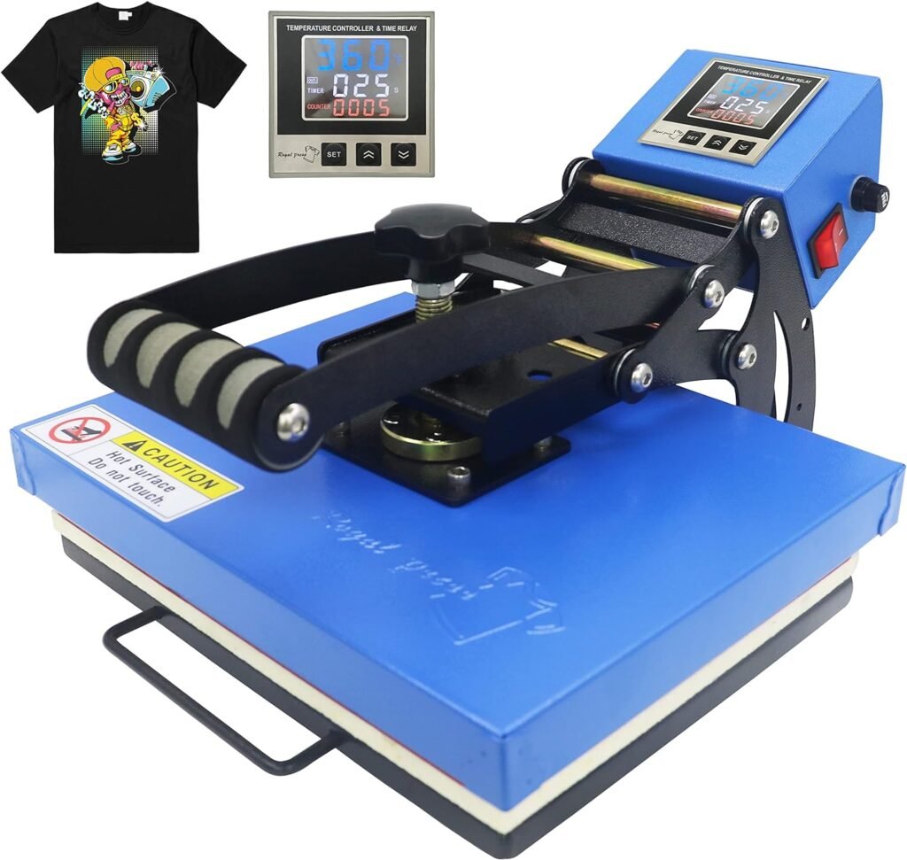 Royal Heat Press Machine 12 X 9 inch Digital Industrial Sublimation Printer Press Heat Transfer Machine for T Shirts