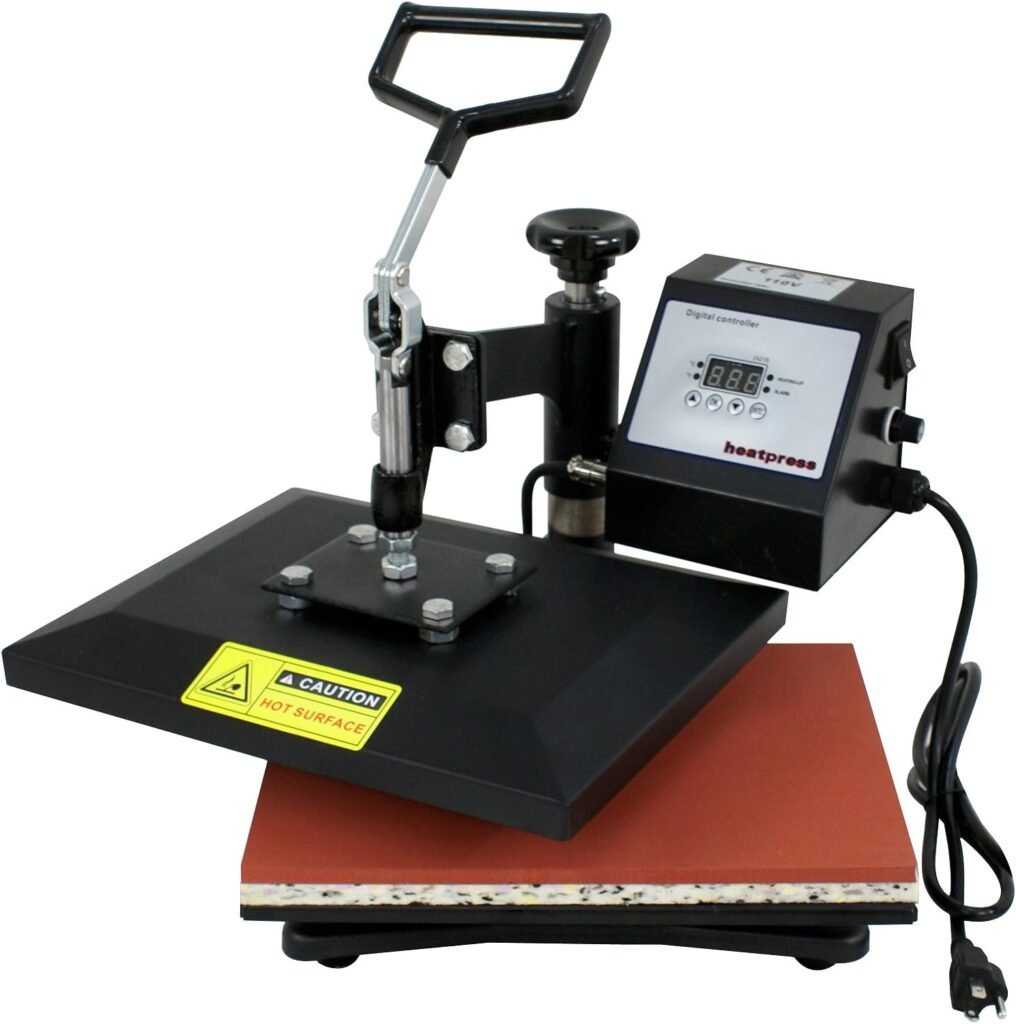 ZENY Digital Heat Press Machine for T Shirts 12x10 Swing Away Heat Transfer Sublimation Machine for T Shirt Clothing Printer Machine