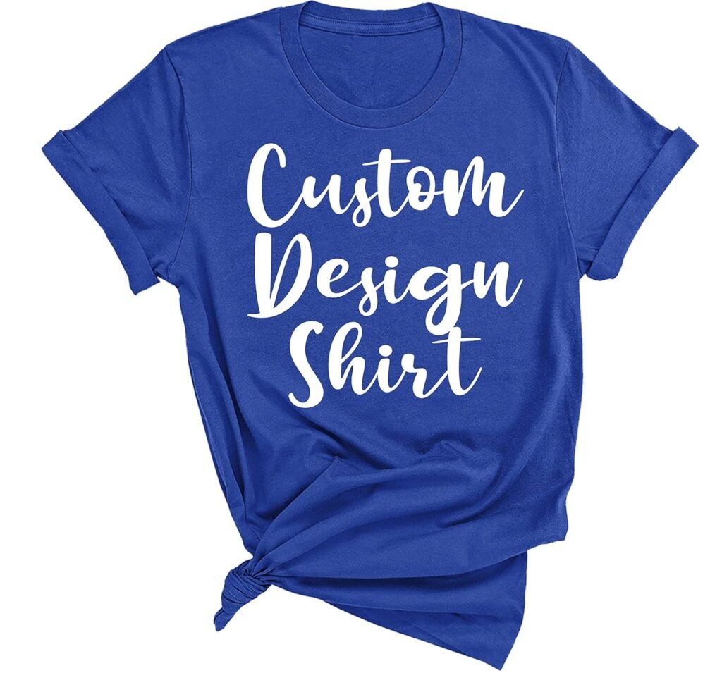 Custom T Shirt Personalized Shirt, Add Your Own Text, Custom Logo Shirts, Customized T-Shirts, Custom Design Shirt, Custom Text on Shirt