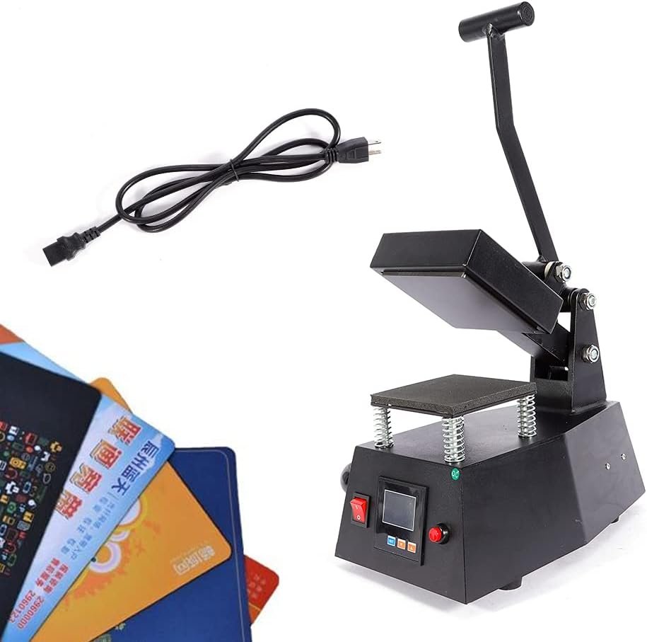 Heat Press Machine, Hat Press Machine, Cap Press Heat Press Machine Professional Transfer Heat Press, with Digital LCD Timer and Temperature Control, Heat Transfer Machine, 4.7’’x4.7’’