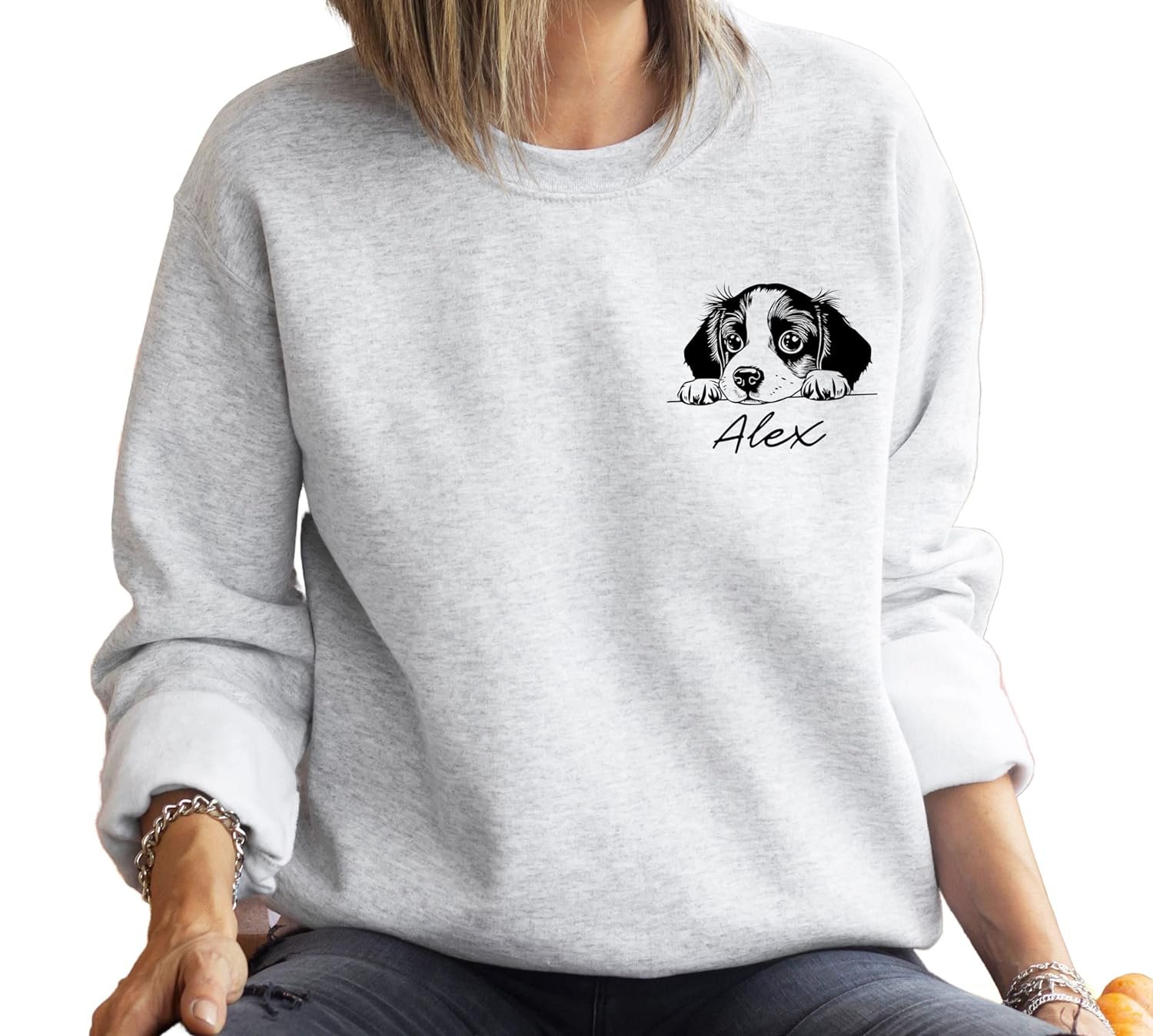 Personalized Peeking Puppy Sweatshirt Review