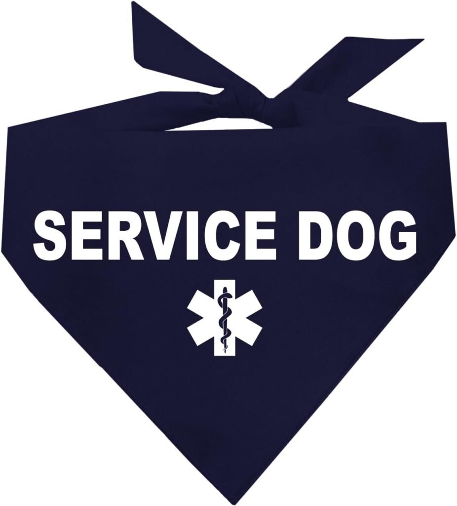 Service Dog Dog Bandana (Hot Pink, OS 307)