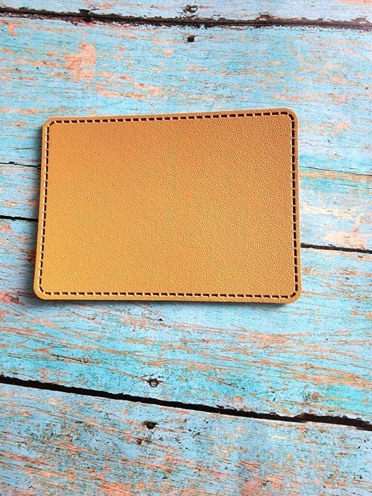 10 pcs! PU Leather Rectangle with Round Corners! Sublimation and Laser Ready!