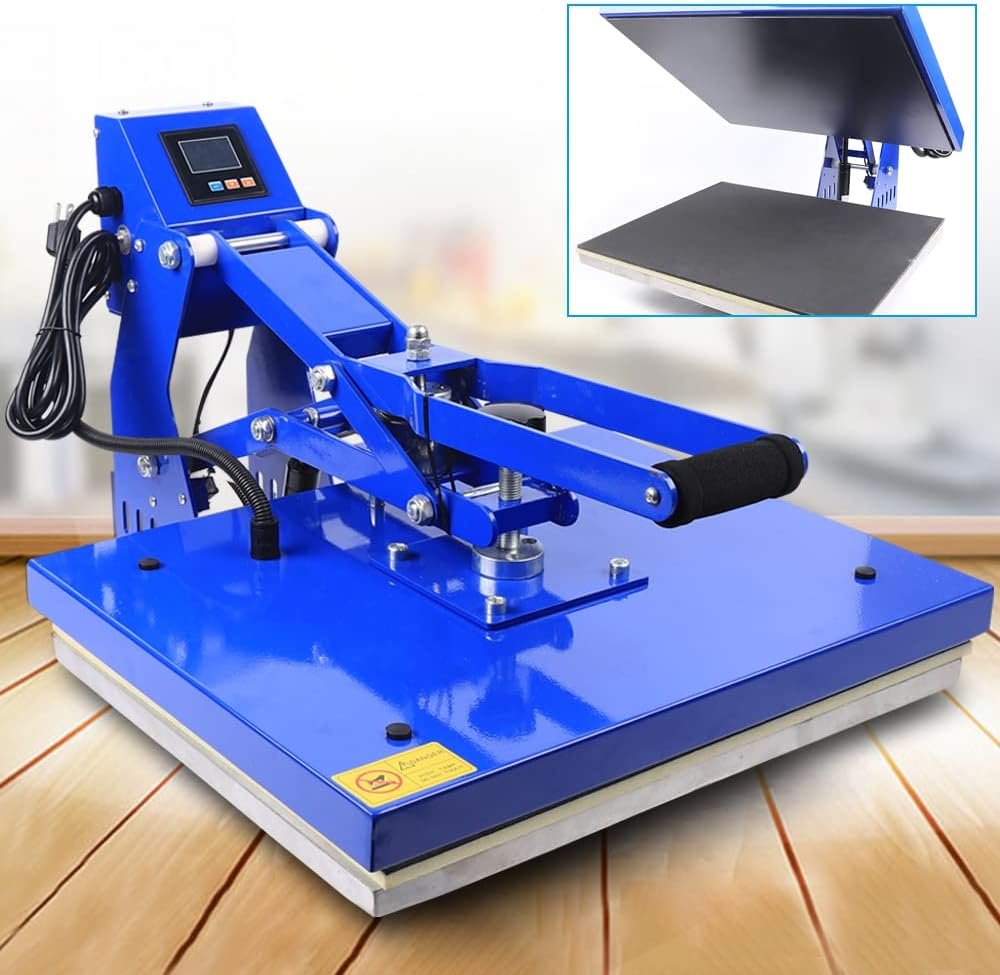 Heat Press Machine 600W 4.7x4.7 Inches Professional Heat Transfer Machine T Shirt Pressing Machine Sublimation Heat Press Transfer Machine for T-Shirt Hat Pillowcase