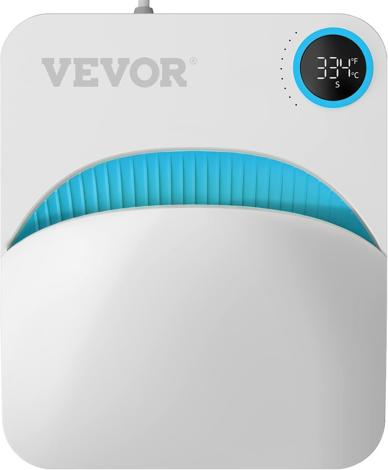 VEVOR Heat Press Machine,10x12inches Portable Shirt Printing Multifunctional Sublimation Transfer Heat Press Machine Teflon Coated, Easy Iron-on Press for T-Shirts/Pillows/Bags/HTV Vinyl Projects